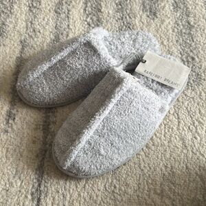 Barefoot Dreams Gray Slippers